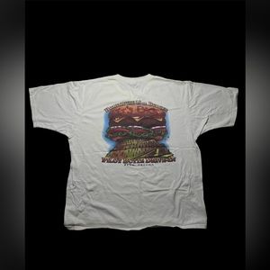 Vintage Pilot Butte Drive In Bend OR Oregon Big Burger White Shirt 2000s Sz XL